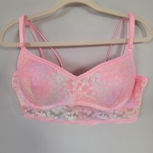 Victoria's Secret Pink Lace Underwire Bra